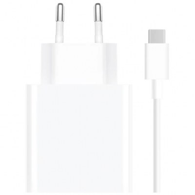 Cargador de pared xiaomi charging combo usb tipo a - 67w - blanco