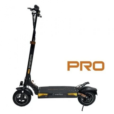 Patinete Eléctrico SmartGyro Rockway PRO Certificado/ Motor 1000W/ Ruedas 10/ 25km/h /Autonomía 60km/ Negro