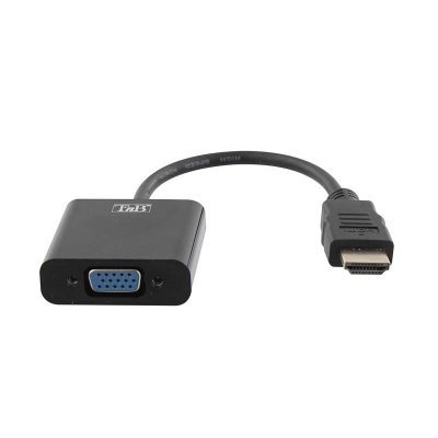 HDMIVGA adaptador de cable de vídeo VGA (D-Sub) HDMI tipo A (Estándar) Negro