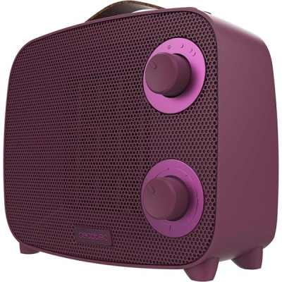 Cecotec ReadyWarm 1500 Ceramic Pink Aura Calefactor Ceramico - 1500W - Cobertura hasta 15 M² - Termostato Regulable - 3 Modos de Uso - Estilo Moderno - Triple Sistema de Seguridad - Color Rosa