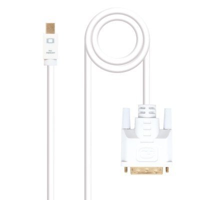 Cable MiniDisplayPort a DVI BLANCO 2m