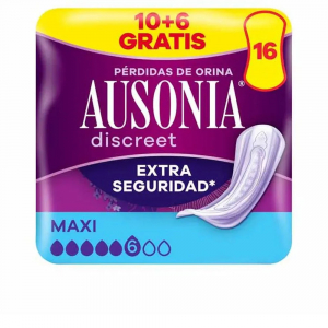 DISCREET compresas incontinencia maxi 16 u
