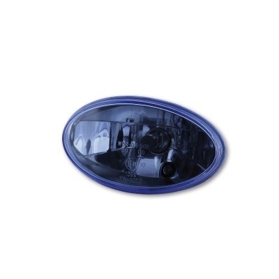 HIGHSIDER H4 insert oval, clear glass tinted blue, with parking light 226-190