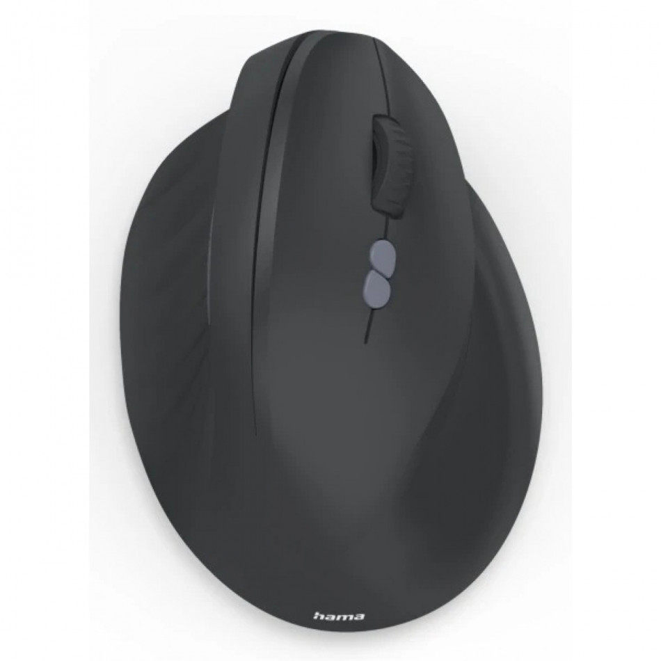 Hama Ratón EWM-500 Ergonómico, Vertical, Negro