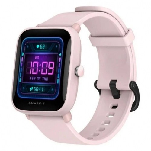 Amazfit Bip U Pro Reloj Smartwatch - Pantalla 1.43 - Bluetooth 5.0 - Resistencia al Agua 5 ATM - Color Rosa