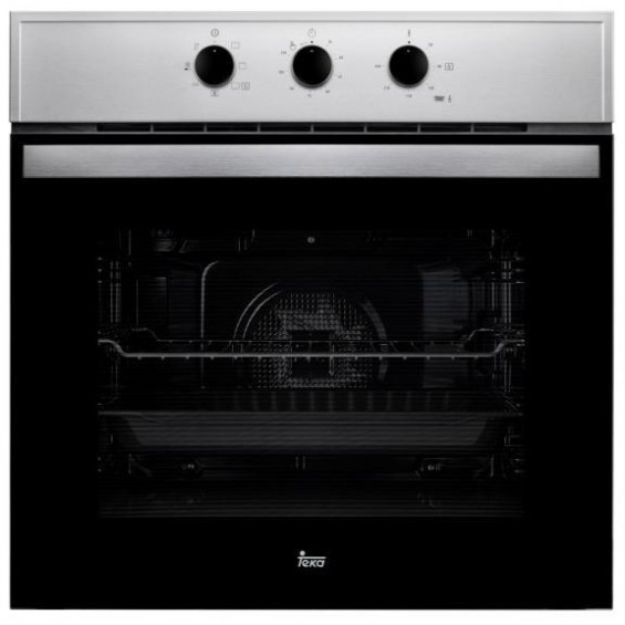 Horno multifunción Teka HBB 605 SS, 70 litros, 6 funciones, HydroClean, calentamiento rápido, 2 cristales, clase A, acero inoxidable