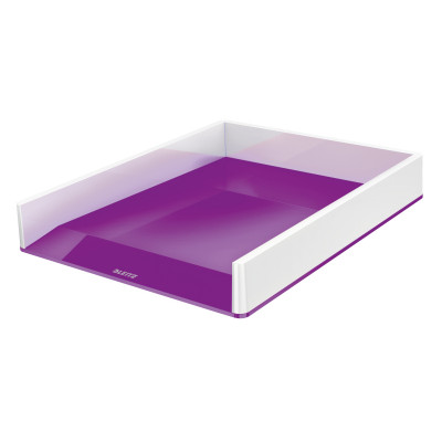 53611062 bandeja de escritorio/organizador Plástico Púrpura, Blanco