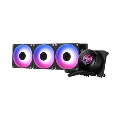 SISTEMA DE REFRIGERACION LIQUIDA MSI PARA CPU MPG CORELIQUID P13 360,LGA 1700/1851,AM5/AM4,360MM,ALUMINUM,3 VENTILADORES,ARGB GEN2,20DBA,CYCLOBLADE 9