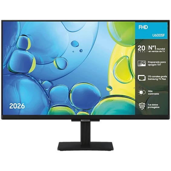 Televisor LED Samsung TU24F6005FKXSP, 24 pulgadas, Full HD, Smart TV, negro