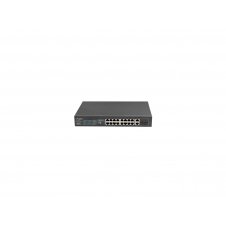 Lanberg RSFE-16P-2C-250 switch No administrado Gigabit Ethernet (10/100/1000) Energ?a sobre Ethernet (PoE) 1U Negro