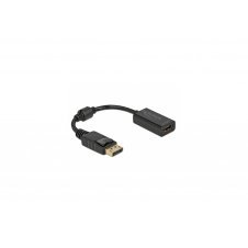 DeLOCK 61011 adaptador de cable de v?deo 0,15 m DisplayPort HDMI Negro