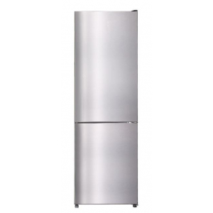 Frigorífico combi Benavent CBME176550NFEX, No Frost, 180 x 54 x 59 cm, clase E, 219 kWh año, 41dB, inox