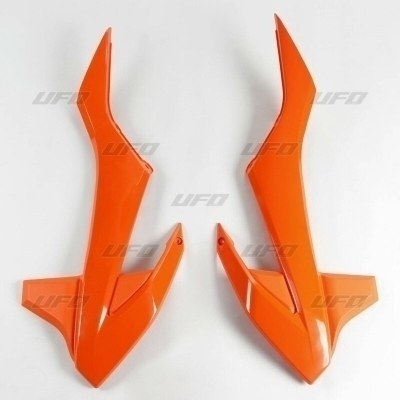 Plásticos laterales de radiador UFO naranja KTM SX85 KT04085#127