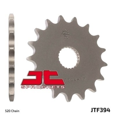 Piñón JT SPROCKETS acero estándar 394 - Paso 520 JTF394.17