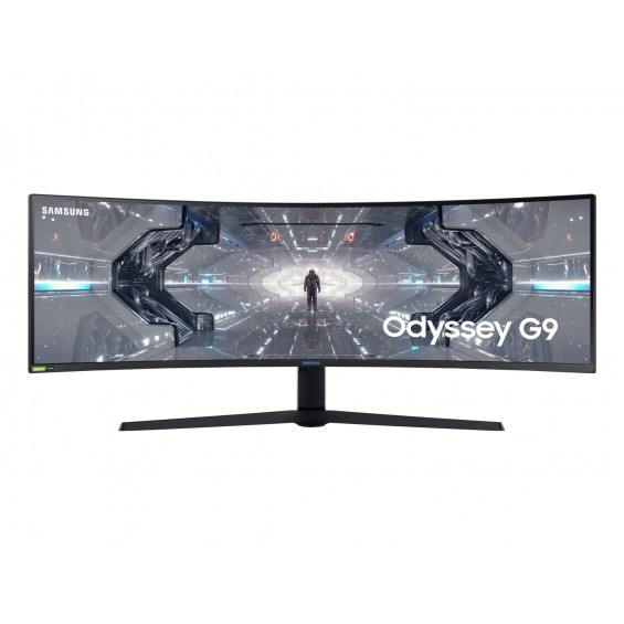 Monitor gaming Samsung Odyssey G9 C49G93TSSP, 49 pulgadas, DQHD, VA, 240 Hz, 1 ms GtG, curvo 1000R, QLED, G-Sync, negro