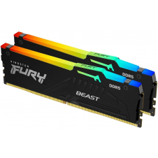 MEMORIA RAM KINGSTON FURY BEAST RGB DDR5 32GB 6400MHZ CL32 NEGRA