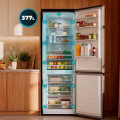 Frigorífico combi Cecotec 377 Inox A, 200 x 59.5 x 67.4 cm, clase A, 377 litros, CoolMatrix, FreshnessFlex, control de humedad, inox - imagen 8
