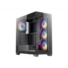 GABINETE ANTEC CX300 ARGB MID TOWER NEGRO 4 FAN