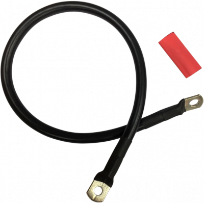Cable de batería con tubo termorretráctil opcional DRAG SPECIALTIES E25-0091B-20