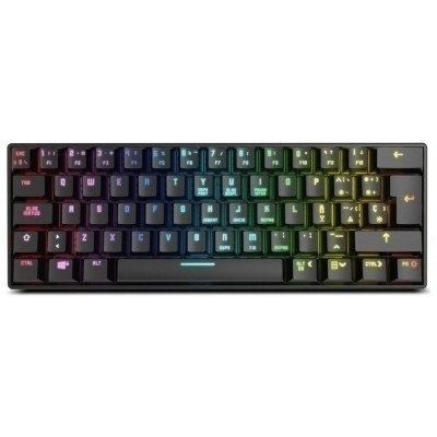 Teclado mini krom gaming kluster rgb wireless