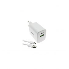 Approx APPUSBWALL35W Cargador 35W QC 1 x USB A + 1 USB C + Cable