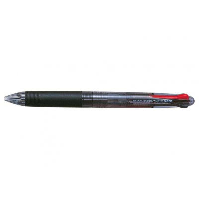 Pilot Boligrafo de Bola Retractil Feed GP4 Begreen - Punta Redonda 1mm - Trazo 0.27mm - 78.2% de Plastico Reciclado - Recargable - Grip Ergonomico - 4 Colores