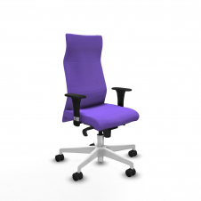 Piqueras y Crespo Albacete direcci?n sincro bali lila brazos 1D cromados base blanca ruedas 65 nailon