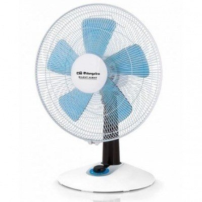 VENTILADOR DE SOBREMESA ORBEGOZO TF 0148 - 60W - 5 ASPAS - Ø40CM - 4 VELOCIDADES - MODOS SILENT/TURBO - OSCILACIÓN Y REGULABLE EN INCLINACIÓN