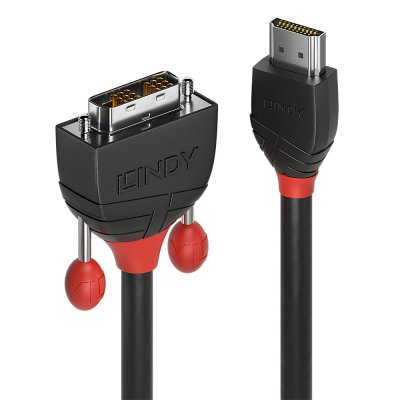 36270 adaptador de cable de vídeo 0,5 m HDMI tipo A (Estándar) DVI-D Negro