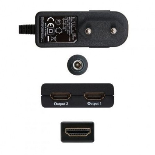 Duplicador HDMI Nanocable 10.25.3502/ HDMI Macho - 2 HDMI Hembra