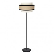 Pie Salon Cornalina 1xe27 Beis/negro 166x40x40cm