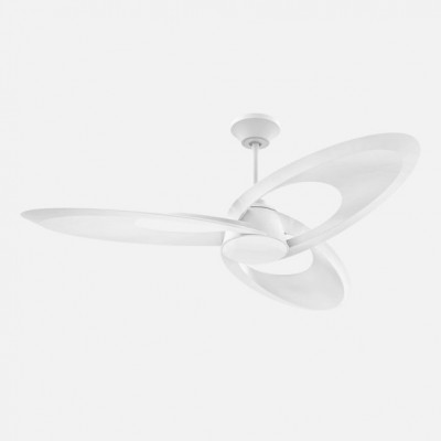 Ventilador Dc Tarazona 18w Blanco 3aspas 6vel.136d 2250lm 3000-4500-6500k Remoto+memoria+temporizador