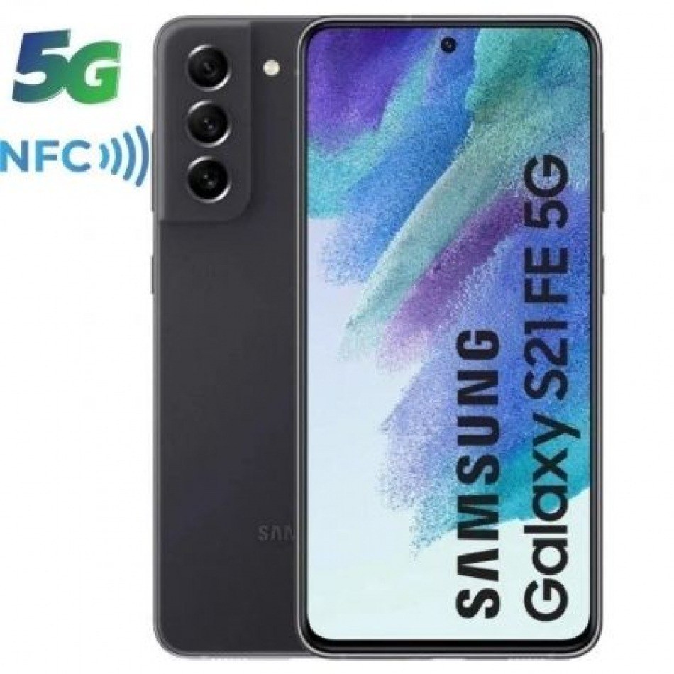 Smartphone Samsung Galaxy S21 FE 8GB/ 256GB/ 6.4/ 5G/ Gris Grafito