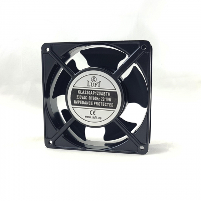 VENTILADOR 230Vac 120x120x38mm 19W 2 Terminales BOLAS Luft