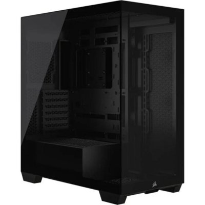 Caja ordenador gaming corsair 3500x atx cristal templado negra
