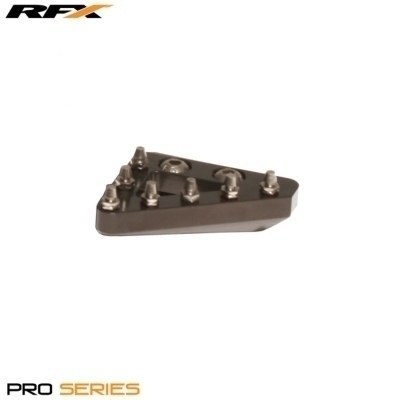 Punta de pedal de freno trasero macizo CNC RFX Pro de repuesto (gris titanio) FXRB9010199H2