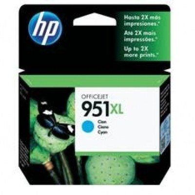 Cartucho tinta hp 951xl cn046ae cian officejet pro 8100 8600 8600 + 8600 premiun