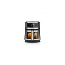 Haeger AF-D50.004A freidora Sencillo 5 L 1200 W Freidora de aire caliente Negro, Acero inoxidable