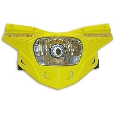 Recambio inferior (optica incluida) careta UFO homologada Stealth amarillo PF01714-102 PF01714-102