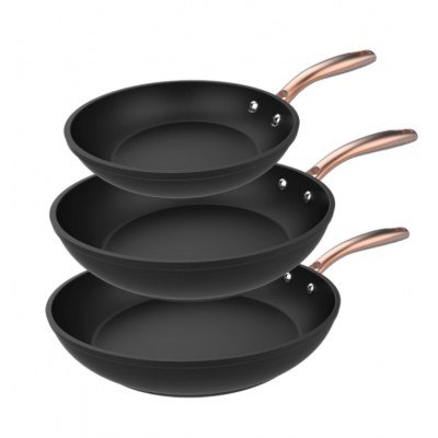 Set de sartenes cecotec polka fantasy 20 - 24 - 28cm bucket set dorado