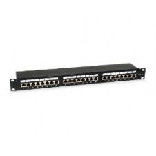 Equip Patch Panel 24p Cat.6 Apantallado Negro (