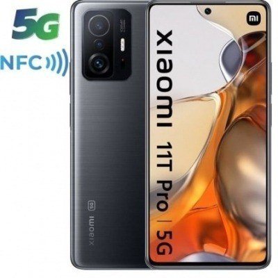 Smartphone Xiaomi Mi 11T Pro 8GB/ 128GB/ 6.67/ 5G/ Gris Meteorito
