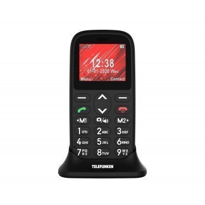 Telefono movil telefunken s410 senior phone - 1.77pulgadas - negro