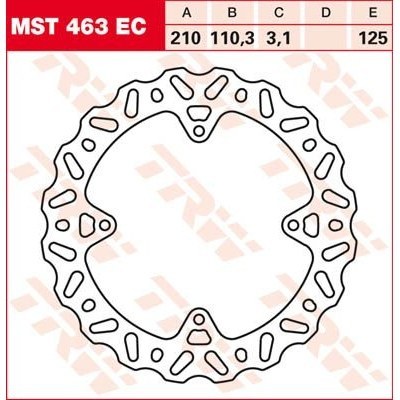 Discos de freno EC TRW MST463EC