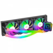 Mars Gaming ML-ULTRA360 Negro Refrigeración L?quida CPU TDP 650W Espejo Infinito 3 Ventiladores Silenciosos FDB ARGB Tubos ARGB Multisocket Universa
