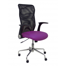 SILLA MINAYA RESPALDO MALLA NEGRO ASIENTO BALI MORADO 4031BALI760