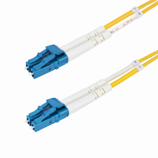 StarTech.com Cable de Fibra Í?ptica Dúplex LC a LC (UPC) OS2 Monomodo de 1m - 9/125µm - 10G - Resistente a Dobleces - Low Insertion Loss - Cable LSZ