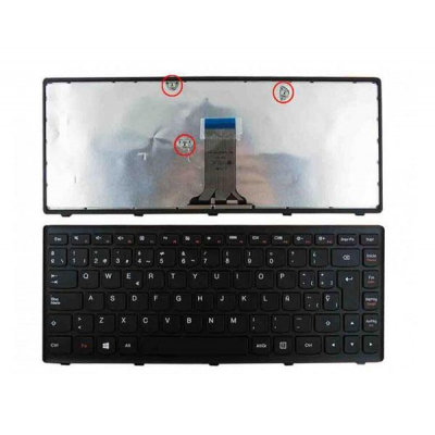 Teclado compatible para portátil LENOVO Flex 14 g400s / g400s / s405s / s410p / negro