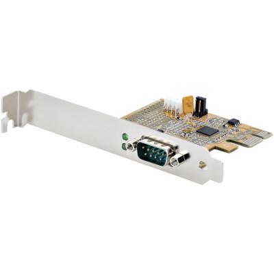 Tarjeta PCI Express Serie de 1 Puerto, Tarjeta de Interfaz PCIe a Serie RS232 (DB9), Tarjeta Serial, UART 16C1050, Perfil Bajo y Completo, Retención COM, Win/Linux