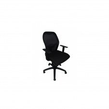 SILLA PIQUERAS Y CRESPO JORQUERA MALLA NEGRA ASIENTO BALI CON TRASLAK 15SNBALI840TK